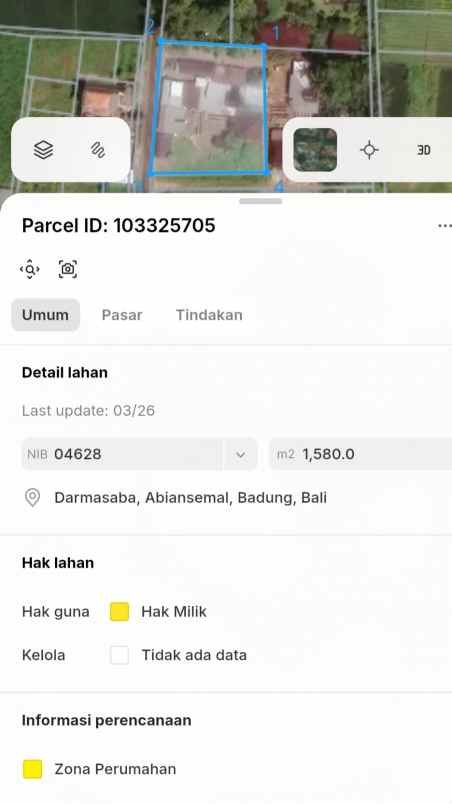 dijual tanah buluh indah