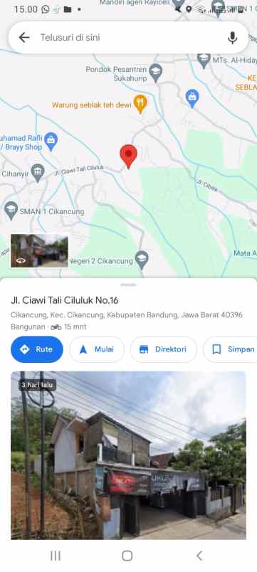 dijual tanah cikancung hilir