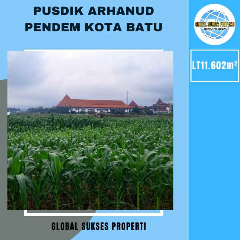 dijual tanah dekat pusdik arhanud