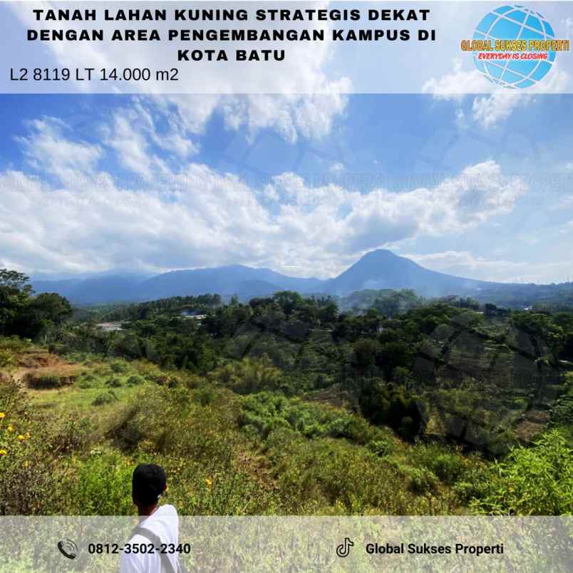 dijual tanah desa tlekung