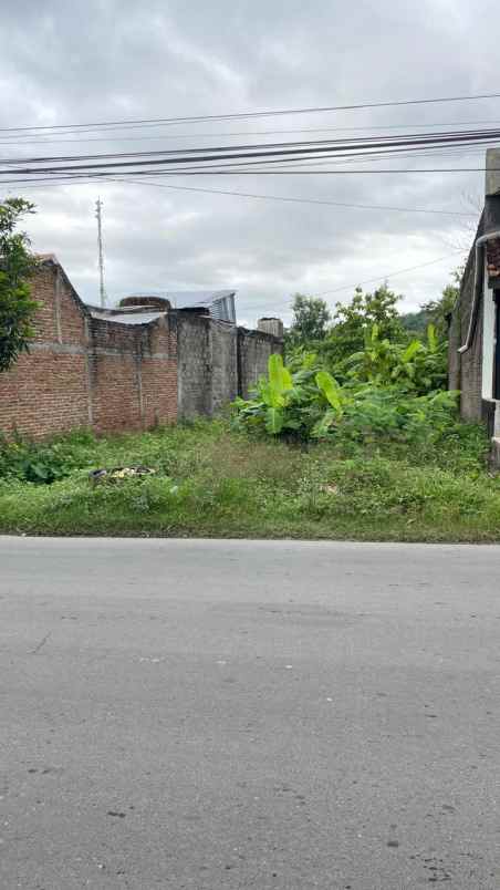 dijual tanah di pinggir jalan utama bayat cawas klaten