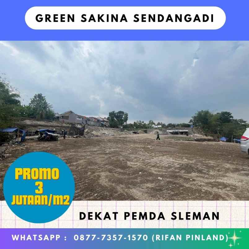 dijual tanah duwet sendangadi mlati