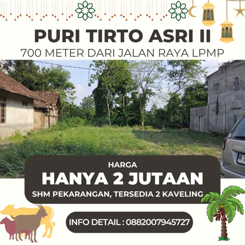 dijual tanah jetis tirtomartani kalasan