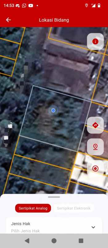 dijual tanah jl bukit barisan limo