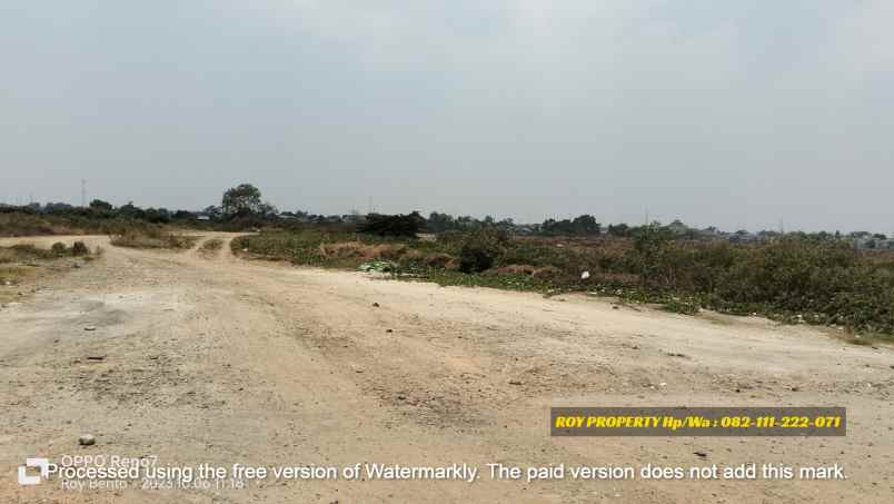 dijual tanah jl marunda makmur