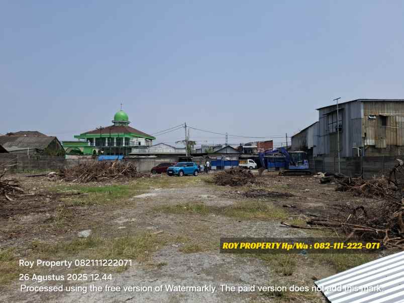 dijual tanah jl marunda makmur segaramakmur