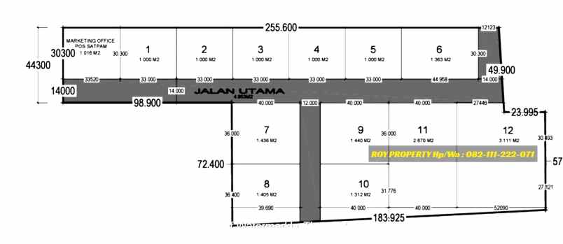 dijual tanah jl raya cakung cilincing