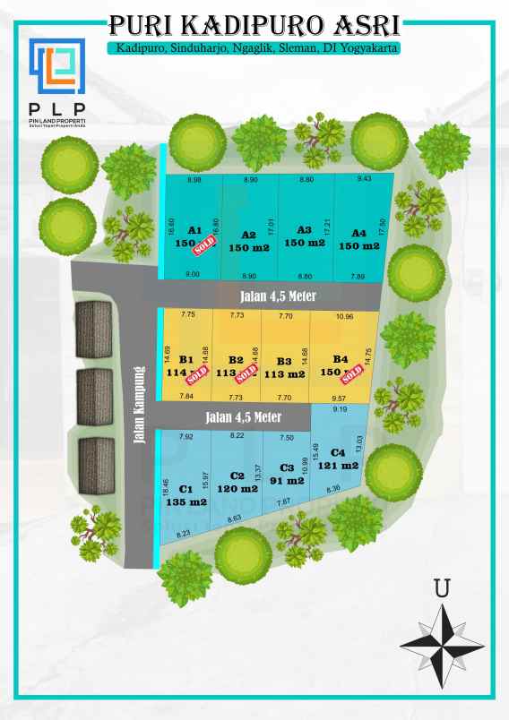 dijual tanah kadipuro sinduharjo