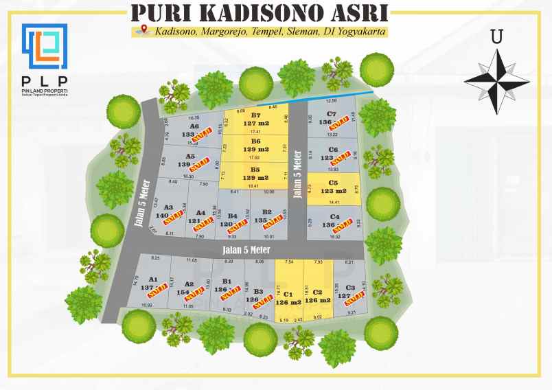dijual tanah kadisono margorejo tempel