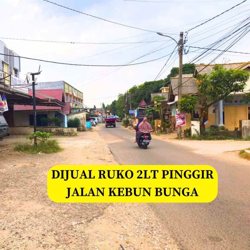 dijual tanah kebun bunga