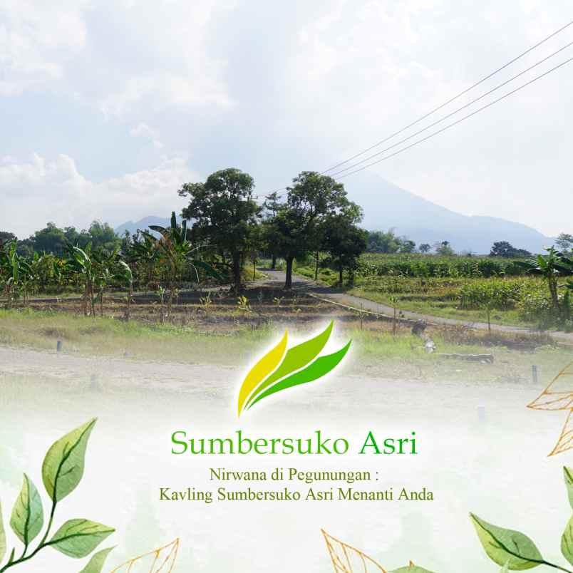 dijual tanah kemuning sumbersuko kec