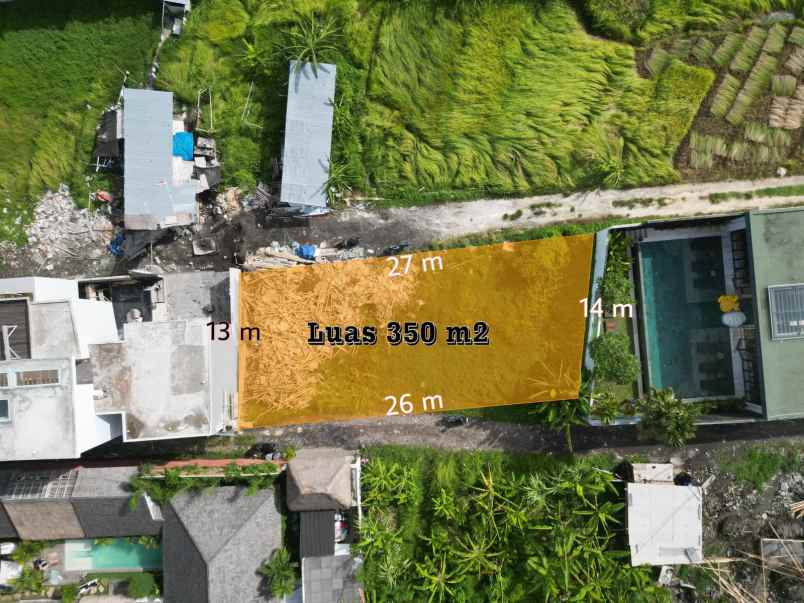 dijual tanah komersil lingkungan villa lokasi umalas