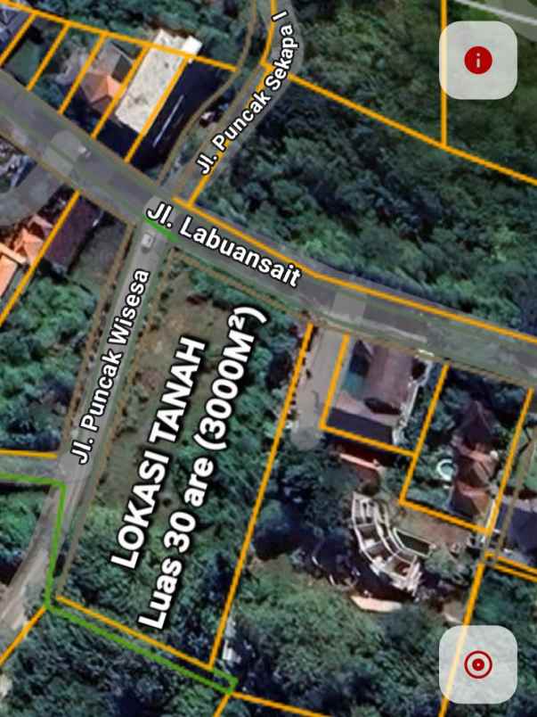 dijual tanah labuansait