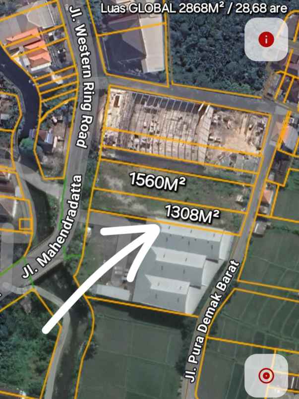 dijual tanah mahendradata