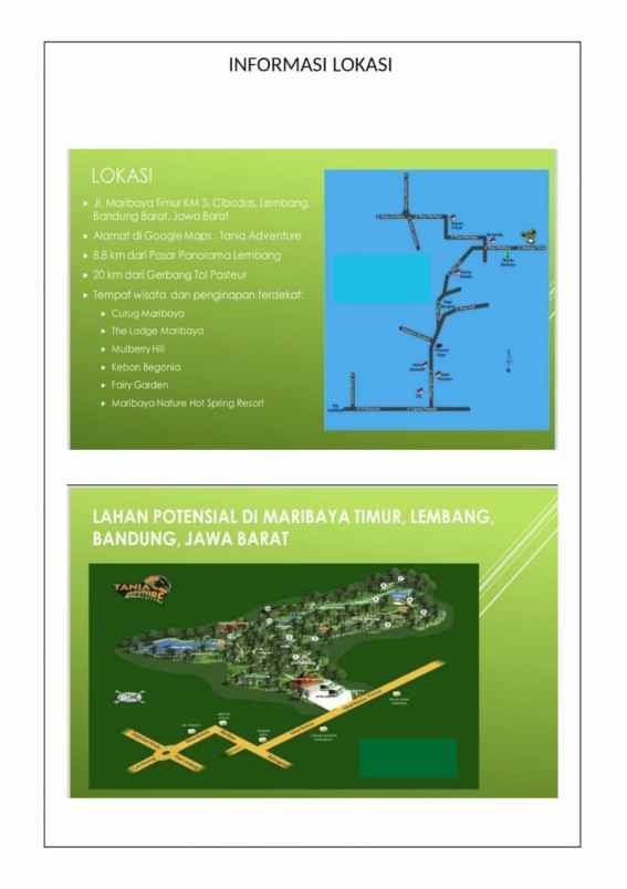 dijual tanah maribaya