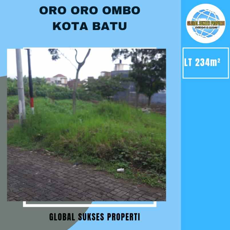 dijual tanah oro oro ombo kota batu