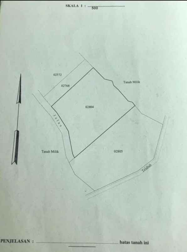 dijual tanah padang tawang