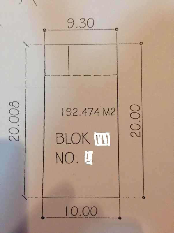 dijual tanah perum daan mogot baru