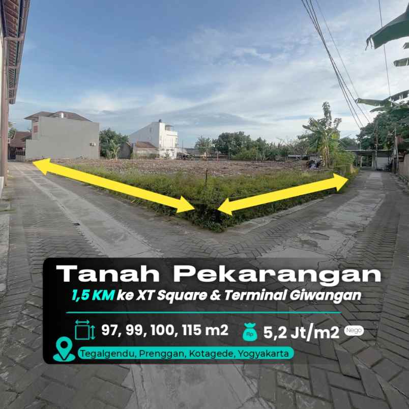 dijual tanah prenggan