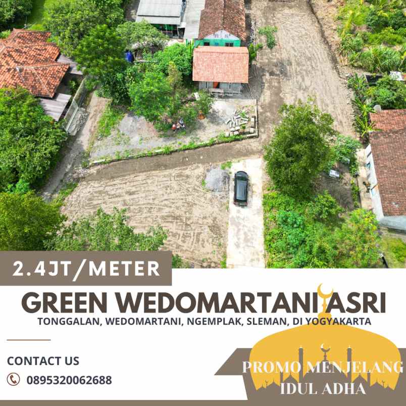 dijual tanah tonggalan wedomartani