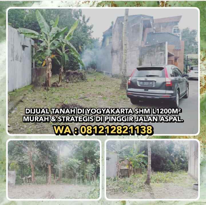 dijual tanah wedomartani sleman yogyakarta