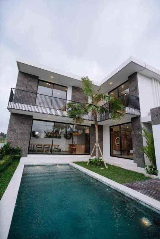 dijual villa baru view sawah lokasi pejeng gianyar