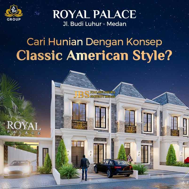 dijual villa komplek royal palace jalan