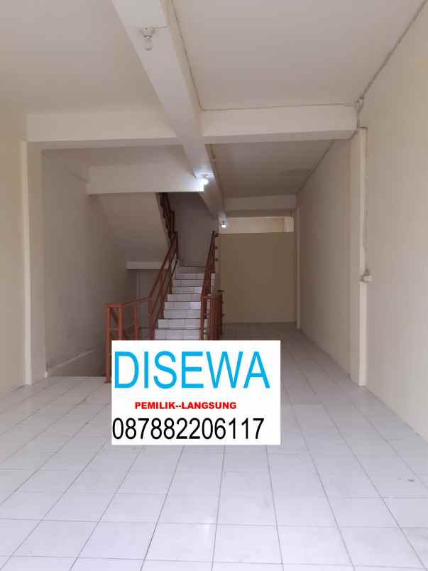 disewakan ruko gudang kantor ruko fantasi blok v no 18