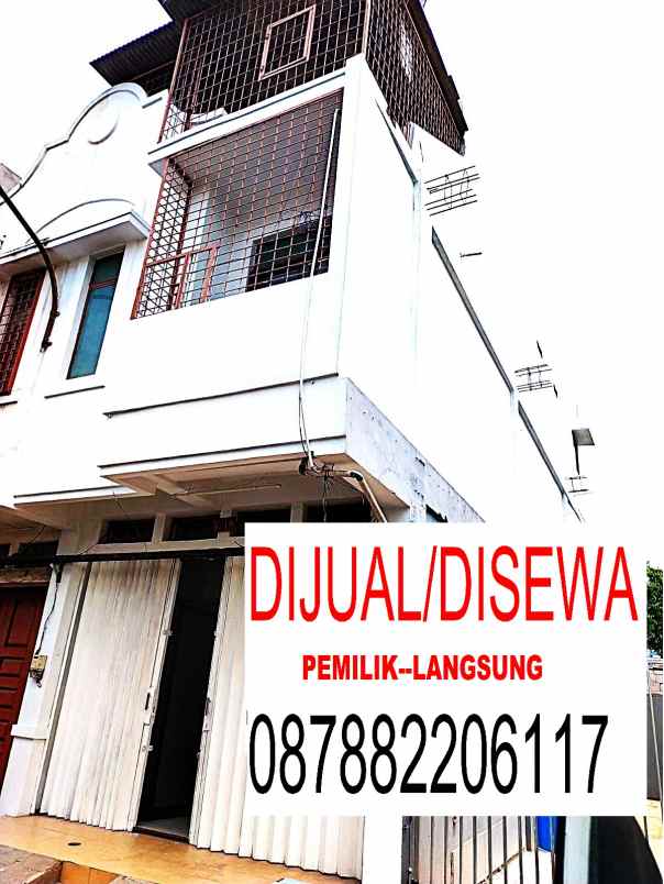 disewakan ruko gudang kantor ruko fantasi blok v no 18