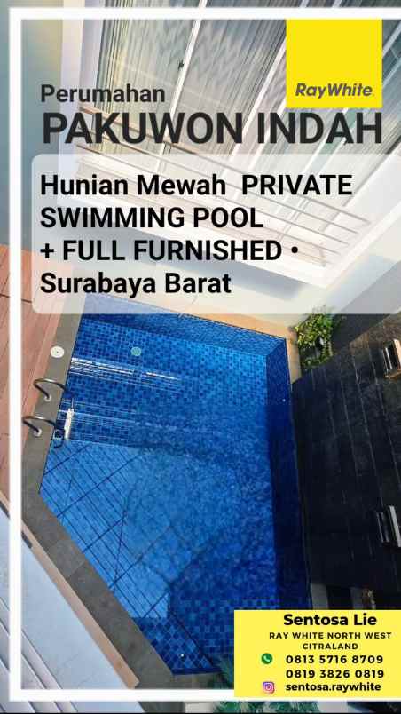 disewakan rumah jalan pakuwon indah