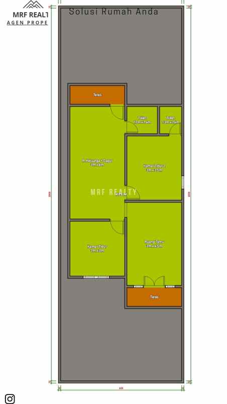 indent rumah yang berlokasi jl pangeran suryanata