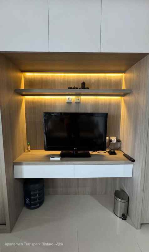 jual cepat studio apartment transpark bintaro