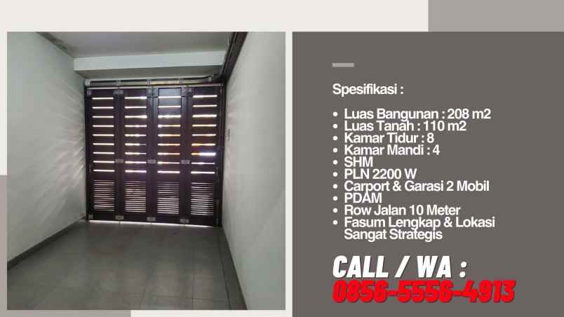 jual rumah 2 lantai delta sari sidoarjo