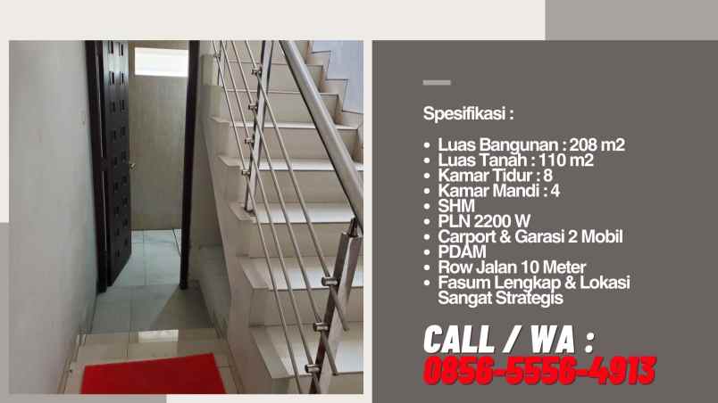 jual rumah 2 lantai delta sari sidoarjo