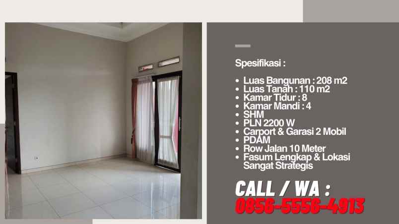 jual rumah 2 lantai delta sari sidoarjo