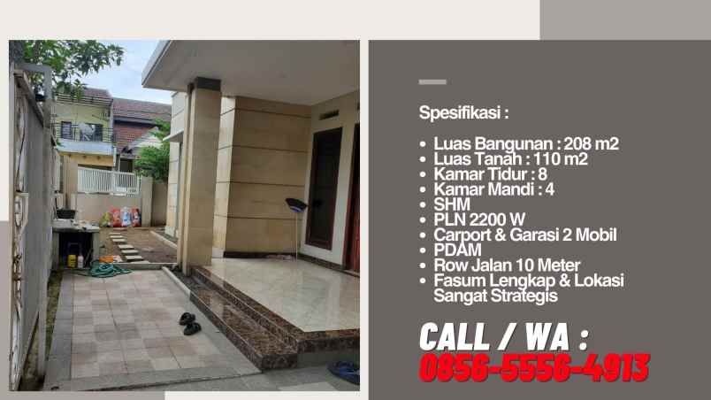 jual rumah 2 lantai delta sari sidoarjo
