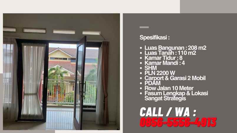 jual rumah 2 lantai delta sari sidoarjo