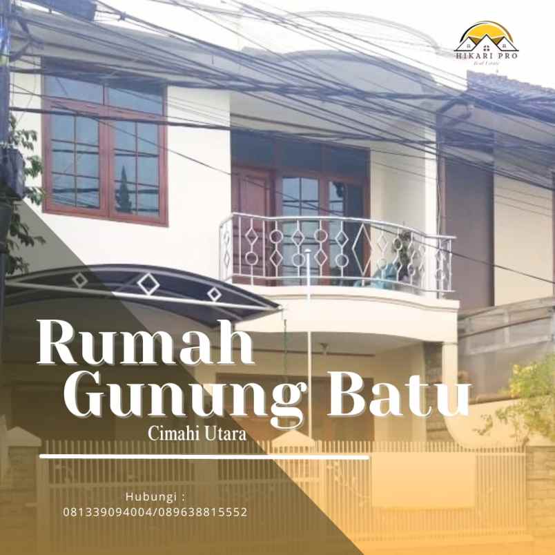 jual rumah di gunung batu dekat gateway pasteur