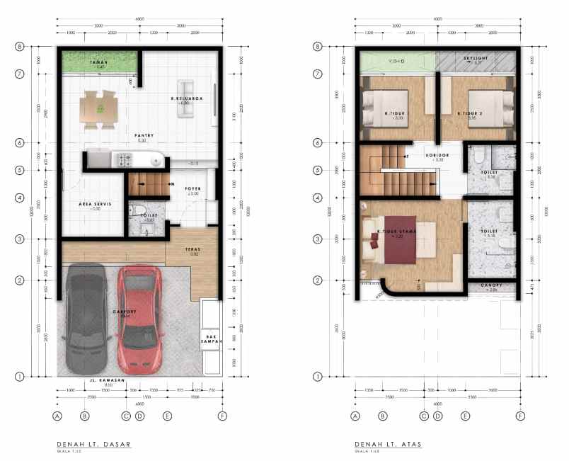 jual rumah mewah 2 lantai di bintaro free shm