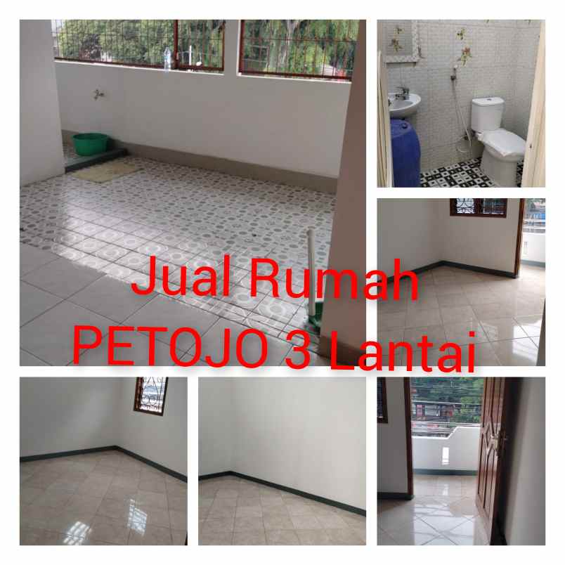 jual rumah petojo 3 lantai