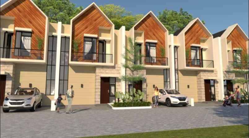 jual rumah villa batu 2 lantai pesona indah kajang