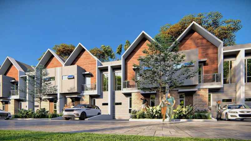 jual rumah villa batu 2 lantai pesona indah kajang