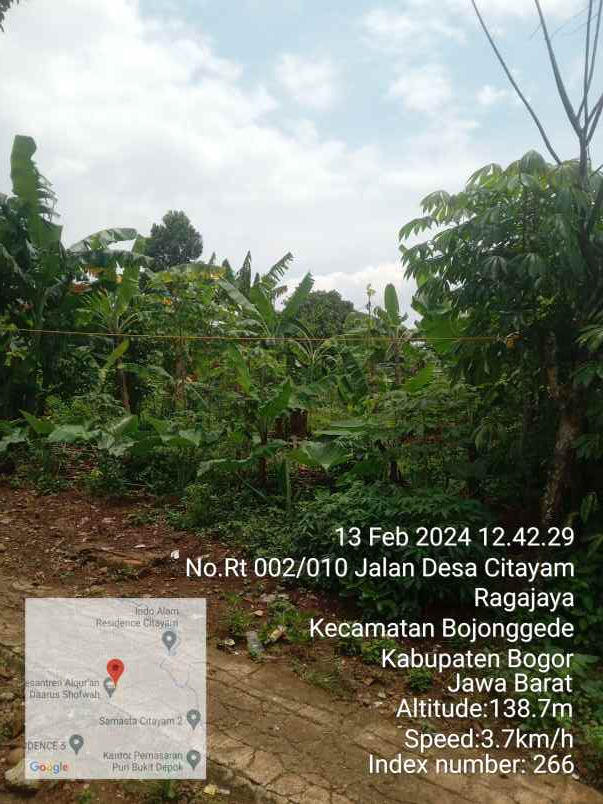 jual tanah darat cocok buat kavlingan nego