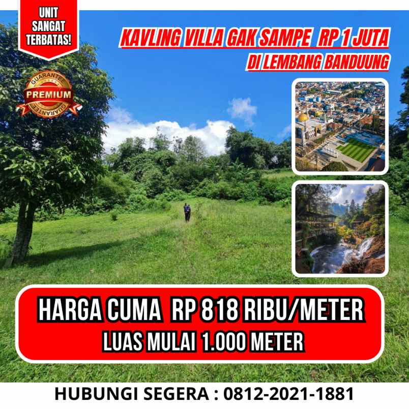 jual tanah murah di lembang