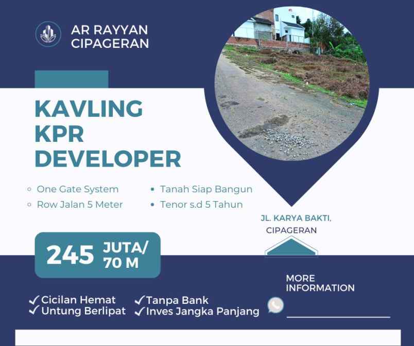 kavling dijual murah 3 5 juta m di cimahi