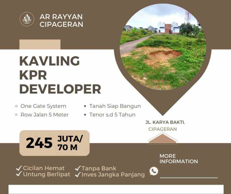 kavling dijual murah 3 5 juta m di cimahi