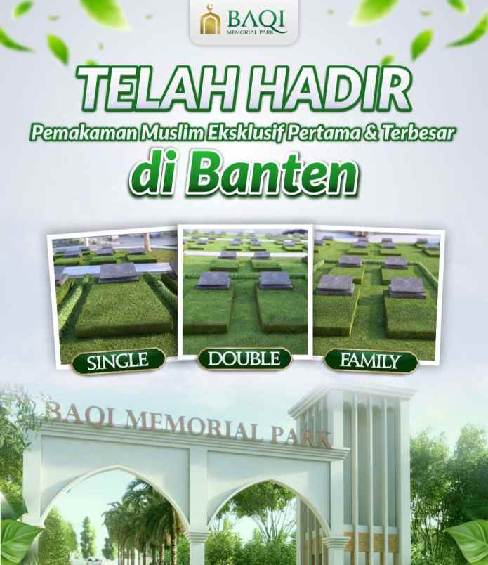 kawasan pemakaman islami terbesar di banten