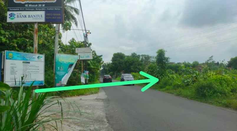 lahan zona kuning bantul bangunjiwo