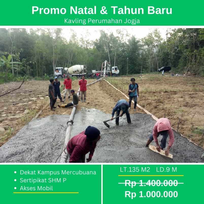 promo 1 juta m tanah dijual bantul jogja