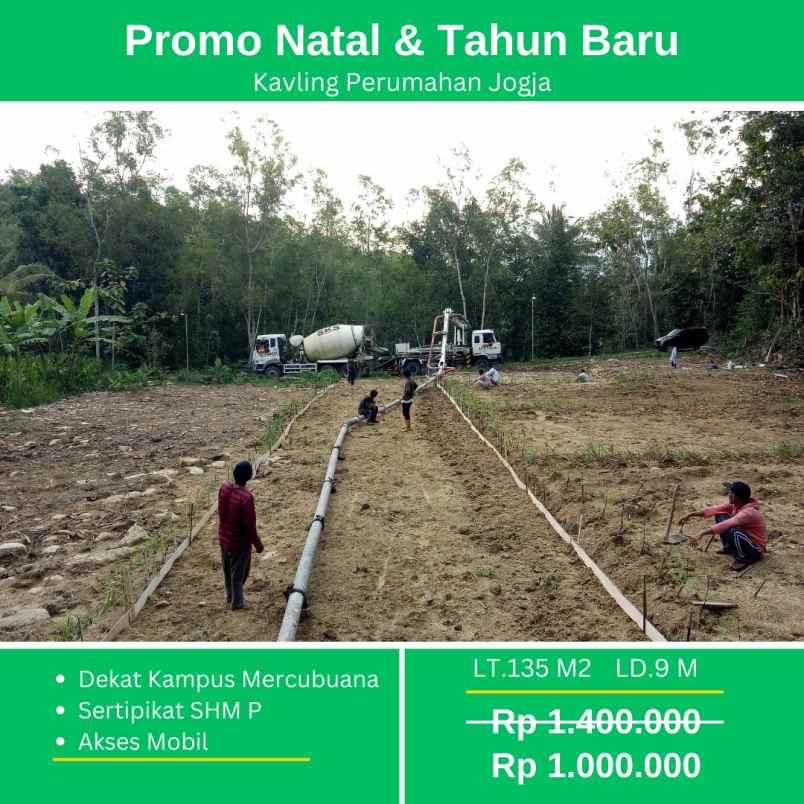 promo 1 juta m tanah dijual bantul jogja